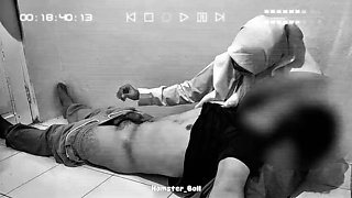 Malaysian High School Girl in Hijab Gives Handjob in Classroom - Amateur Teen with Big Tits