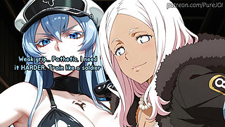 Try to survive under Esdeath's and Hibana's soldier training (Obedience JOI)