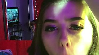POV Blowjob Teen Girl Brunette Compilation