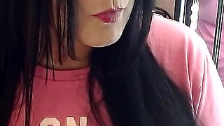 Pretty MILF Natural Smoking