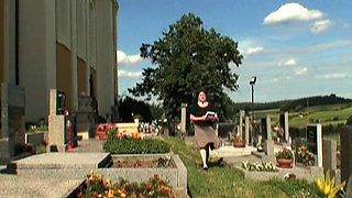 Thick Redhead Granny Loves Cum on Her Massive Tits