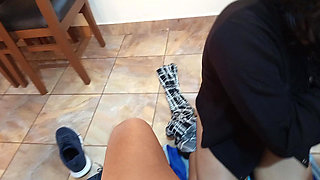 With My 18-year-old Christian Friend, I'm Teaching Her How to Suck a Dick, She Likes It a Lot