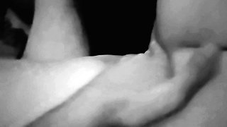 Slapping her pussy so hard