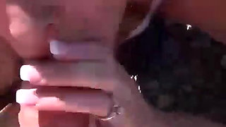 Cougar Sofie Marie tastes cum after sucking massive cock