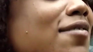 Black Goddess Swallows Huge Black Load