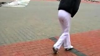 Two asian foot fetish school girl tease a cock