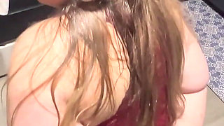 Piss on Slut in Handcuffs!!