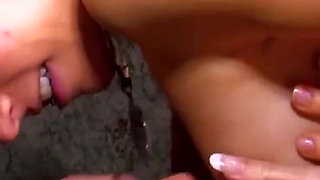 Anal fucking threesome with milf and teen!