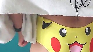 Do You Like How My Pikachu Panties Look on Me? Come Catch Her All