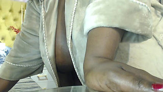 Black MILF in Her Sexy Robes