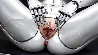 Most Advanced Sex Bot Gets Her Artificial Pussy Filled With Cum POV AI Porn