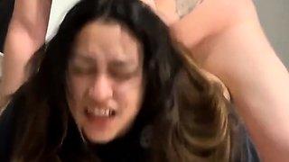 Rough Anal and Cumshot for Sexy Latina Amateur