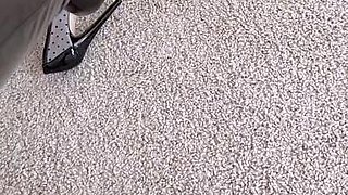 FemaleAgent MILF indulges studs foot fetish