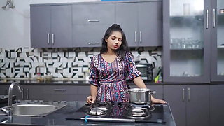 Desi Girl 18 Years Old Tight Pussy Hardcore Sex in Kitchen