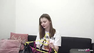 GERMAN SCOUT - Butt fuck Casting Skylar Sweet