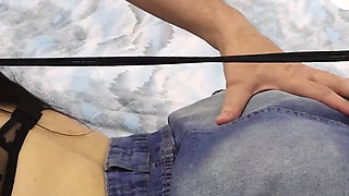 Submissive Carol in Bondage Blowjob!