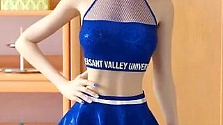 University of Problems 49 - the Revealing Cheerleader Uniform by Misskitty2k