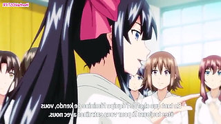 Sex with Main Teacher in Front of Her Boyfriend