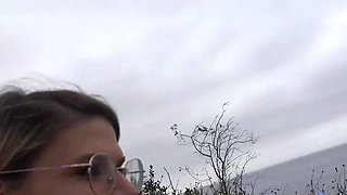 Malibu Beach Blowjob: Deepthroating to a Cumshot Finish