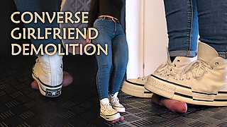 Girlfriend Converse Demolition - Cock Balls Crush Trample, Shoejob, Bootjob, CBT, Ballbusting, Trampling, Stomping