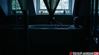 Ryan Keely's Wild Lesbian Affair in Bathroom Heat