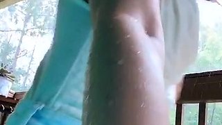 Hot amateur teen girl with big boobs toying pussy on cam