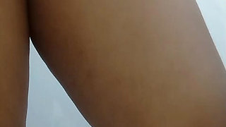 Amateur video of Indonesian maid showing off her plump body for her lover