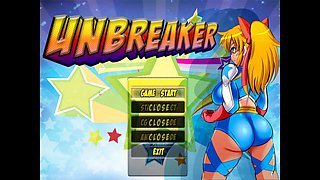 Superhero nymph goes nude street wrestling against villains in Umbreaker game
