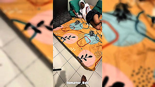 Hijab Girl from Islamic Boarding School 18+ Practices Biology with Her Teacher