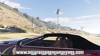 Trevor Sneaky Cheating with thick and curvy of dominant woman with perfect natural tits Tracey in his GT in the Beach part 2