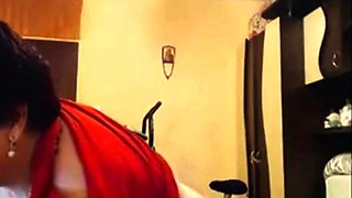 Big-Titted BBW Granny Dances on Webcam