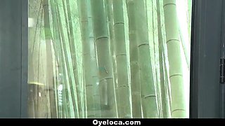 Oyeloca - mexican cleaner (Liz Rainbow) cleans house and pecker!