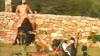 Nun asks fellow to spank her