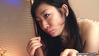 Busty Fit Asian MILF Enjoys Her Lover's Dick In the Full, Sucking And Riding It With an Amazing Zeal