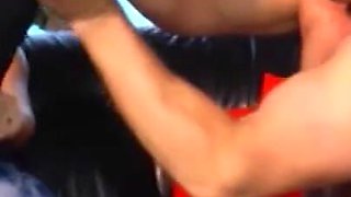 Muscle man and sexy big boobs blonde pussy licking pussy fucking