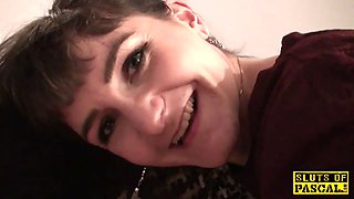 Fingerfucked sub slut punished by her maledom