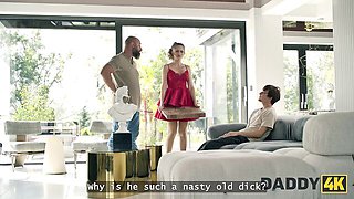 Daddy4k featuring Neeo's cuckold watching smut