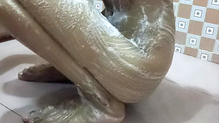 cute Bangladeshi girl bathing video, Desi nude girl from Bangladesh fingers her pussy and bathing,
