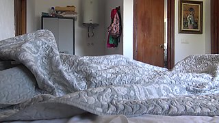 This Turkish Granny Is Shocked!!! I Take Out My Big Cock in Front of Her.