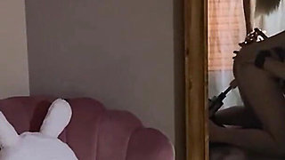 French Pegging - Femdom: Whipping, Fucking Machine, and Blowjob Under Control