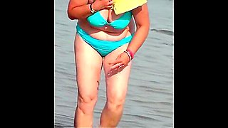 Spy beach mature granny saggy huge nipples