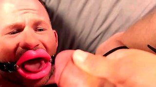 Anal punishment for pitiful slave in femdom BDSM session