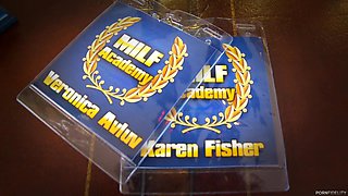 Milf Academy - Starring: Veronica Avluv, Karen Fisher, Kelly Madison