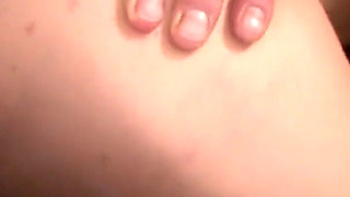 Brunette whore with two cocks to suck and fuck
