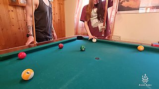 Sex on Pool Table with Squirt Show!!