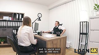 Nice tits sex with well-formed Stanley Johnson from Loan4k