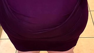 Amateur chick with a fat ass is punished with rough anal