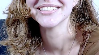 French Babe Selinah-kyle with Natural Tits Gets Caught by Step Dad Terry Kemaco on Webcam Leading to Rough Sex and Cumshot