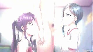 Natsuki and Tsukino - Saimin Gakushuu - Secret Desire-: Blowjob, Asian  Japanese Porn