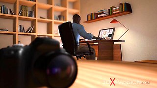 Anal sex with lusty soul mate from 3DXPassion